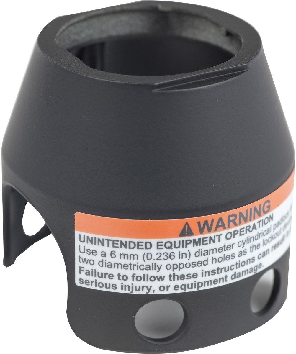 Schutzkragen f. Ø 40 Pilzdrucktaster u. Ø 22mm Geräte schwarz