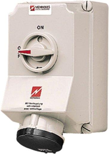 CEE-Steckdose abschaltbar 63A 4p 500V 7h IP44