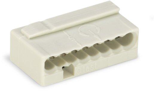 MICRO-Verbindungsdosenklemme 8-Leiter-Klemme 8-polig lichtgrau