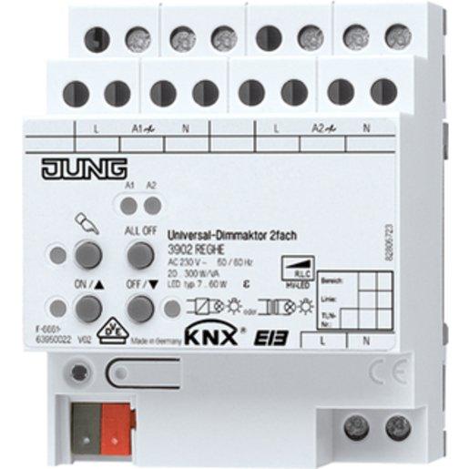 2-fach KNX Universal-Dimmaktor