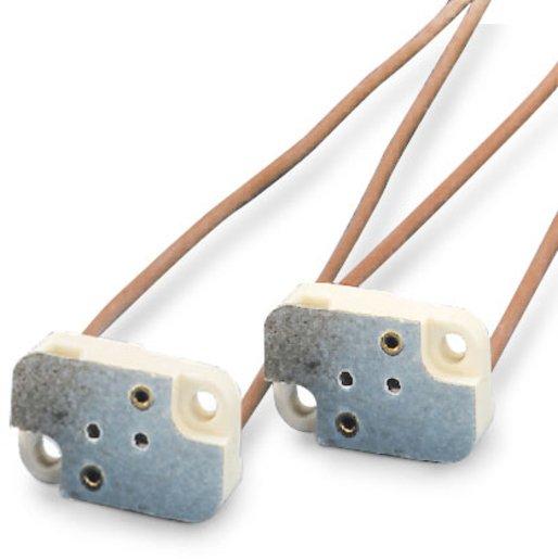 Keramikfassung G6,35/GX6,35/ GY6,35 weiß