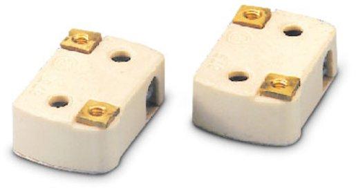 Keramikfassung G5,3 und GY6,35 Anschlusselement GX5,3 0,75-1,5mm2 weiß