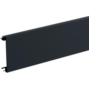 Brüstungskanal Oberteil 80 mm grafitschwarz BRP08029011