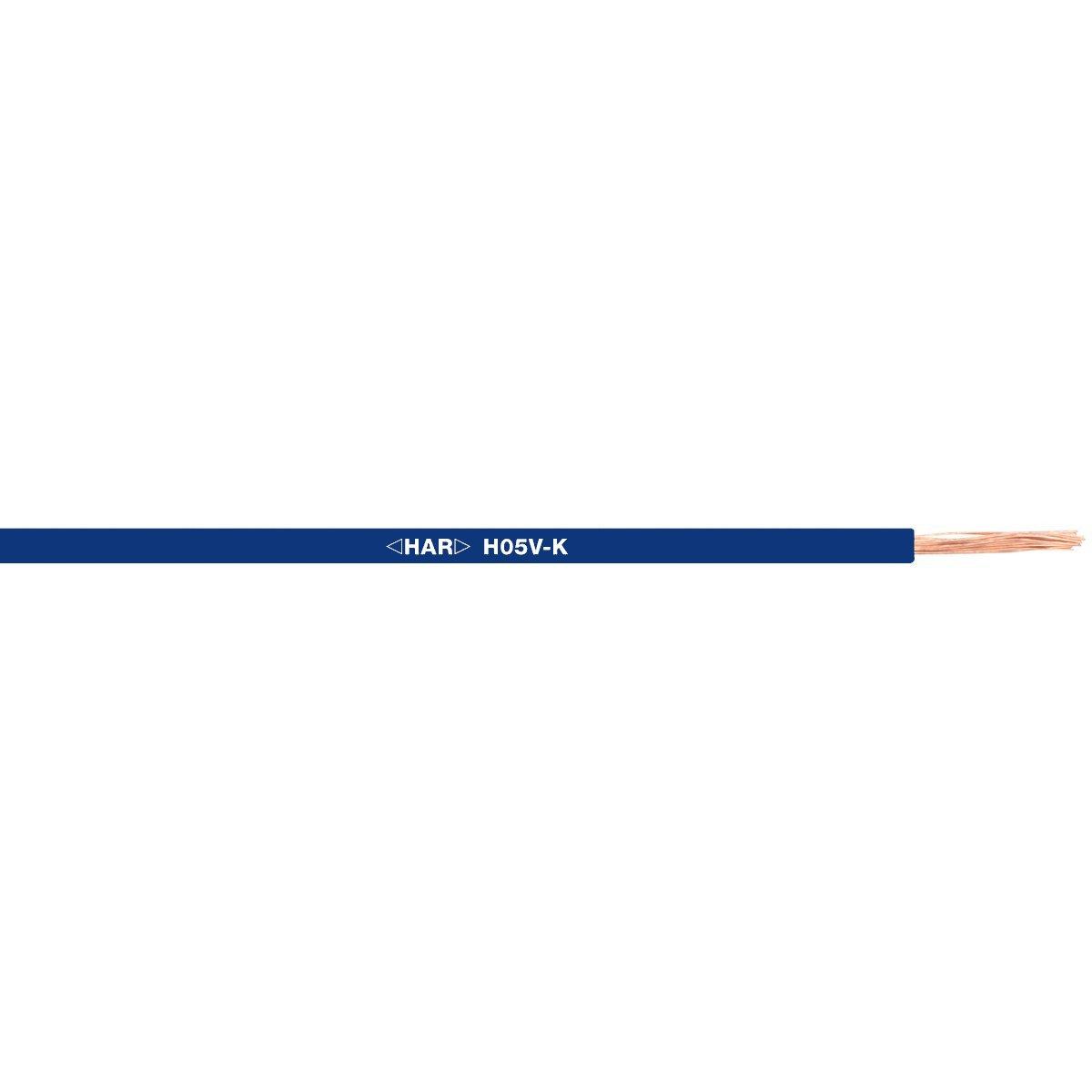 PVC Aderleitung 1 mm² dunkelblau 100m Bund