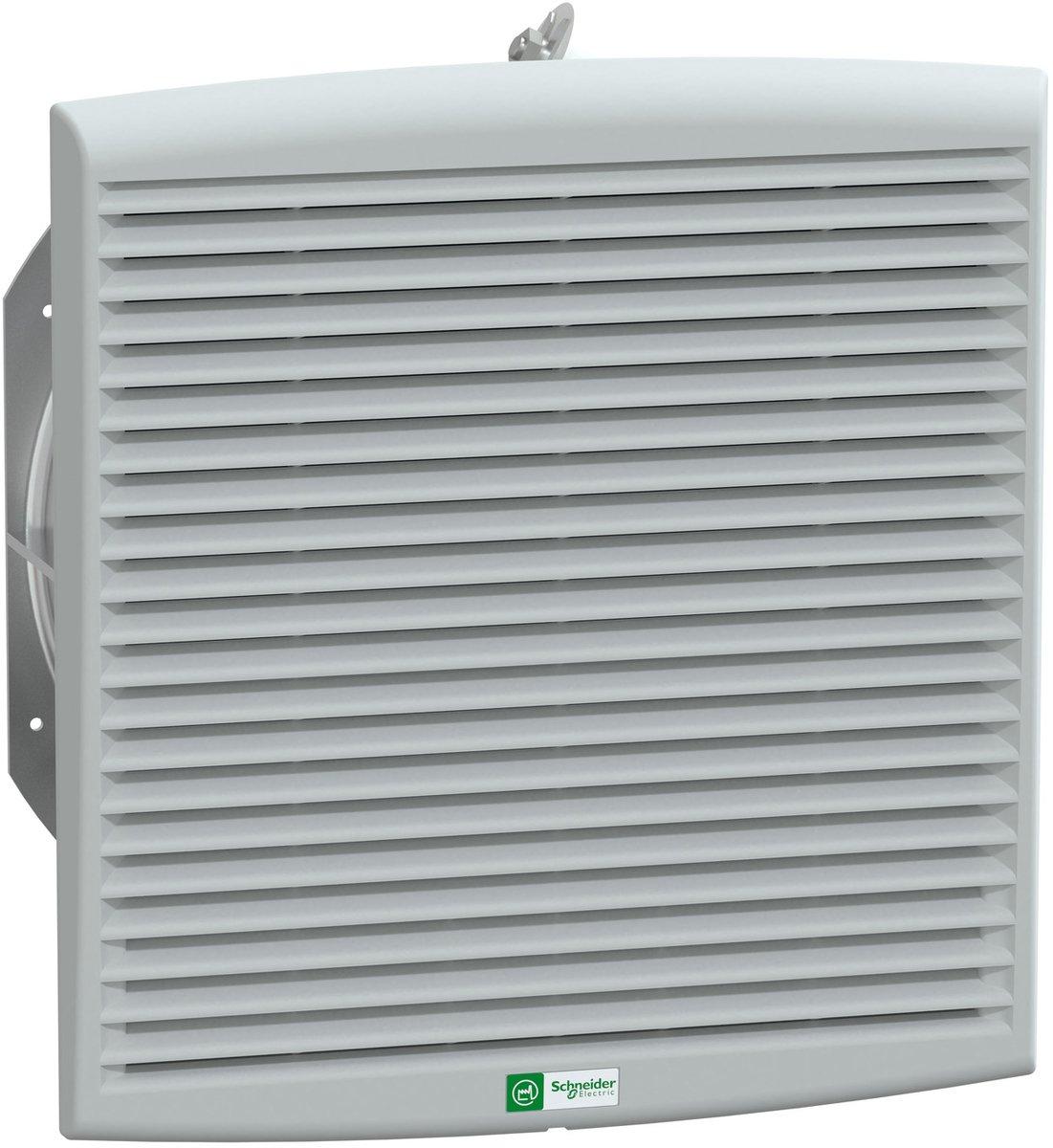 CilmaSys-Lüfter IP54 850m³/h 115V mit Ausgangsgitter und Filter G2