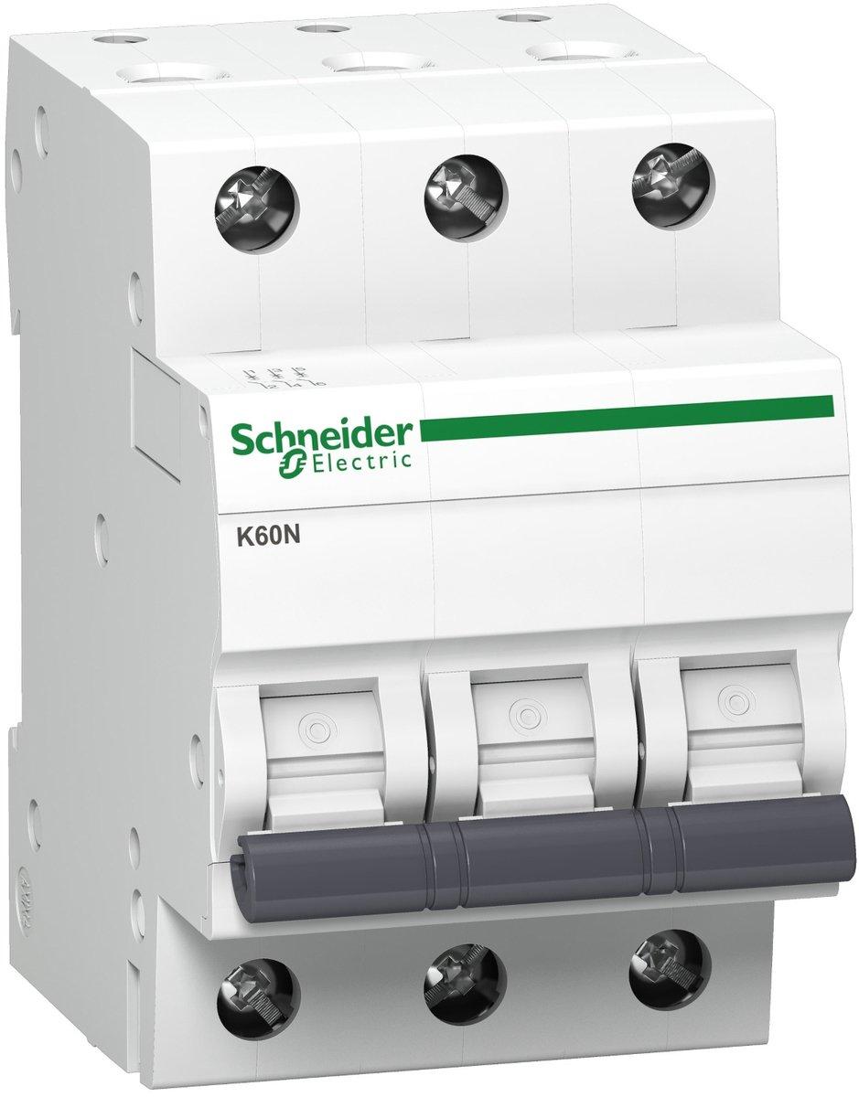 LS-Schalter K60N 3P 25A C Charakteristik 6kA