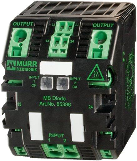 Redundanzmodul MB Diode 24VDC 2x20A oder 1x 40A Relaiskontakt