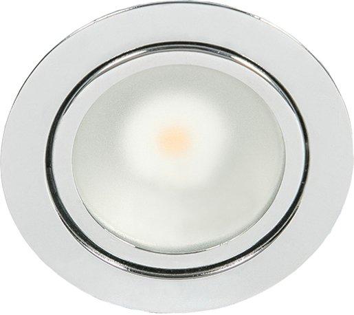 LED Möbeleinbaustrahler N 5020 COB LED chrom 3,3W warmweiß