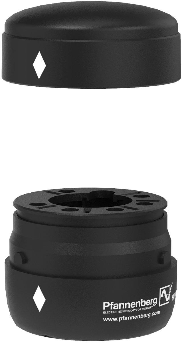 Signalsäule BR50-BC Basis / Abschluss in Schutzart IP54