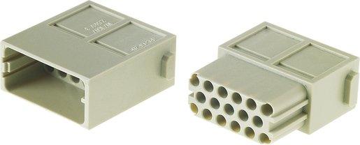 Han Modular® DDD-Modul Buchseneinsatz 17pol 160V / 10A Crimpanschluss