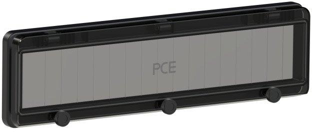 Klappfenster für Sicherungen 337x93mm IP67 wasserdicht