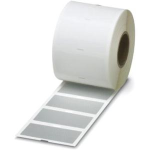Sicherheitsetikett Rolle EMLS (26,5X12)R Silber mit Spezialkleber