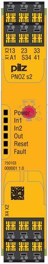 Sicherheitsrelais PNOZ s2 für Not-Halt Schutztüren oder Lichtgitter