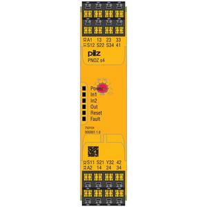 Sicherheitsrelais PNOZ s4 für Not-Halt Schutztüren oder Lichtgitter