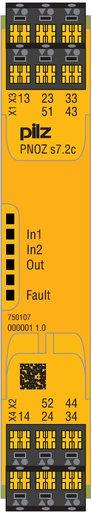 Sicherheitsrelais PNOZ s7.2 unverzögerte Kontakterweiterung PNOZ s7.1