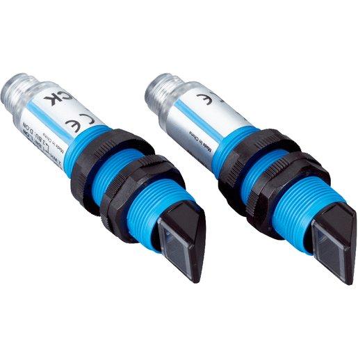 Einweg-Lichtschranke 0-19m Zylinder radial 10-30V DC PNP M12 4-polig Kunststoff