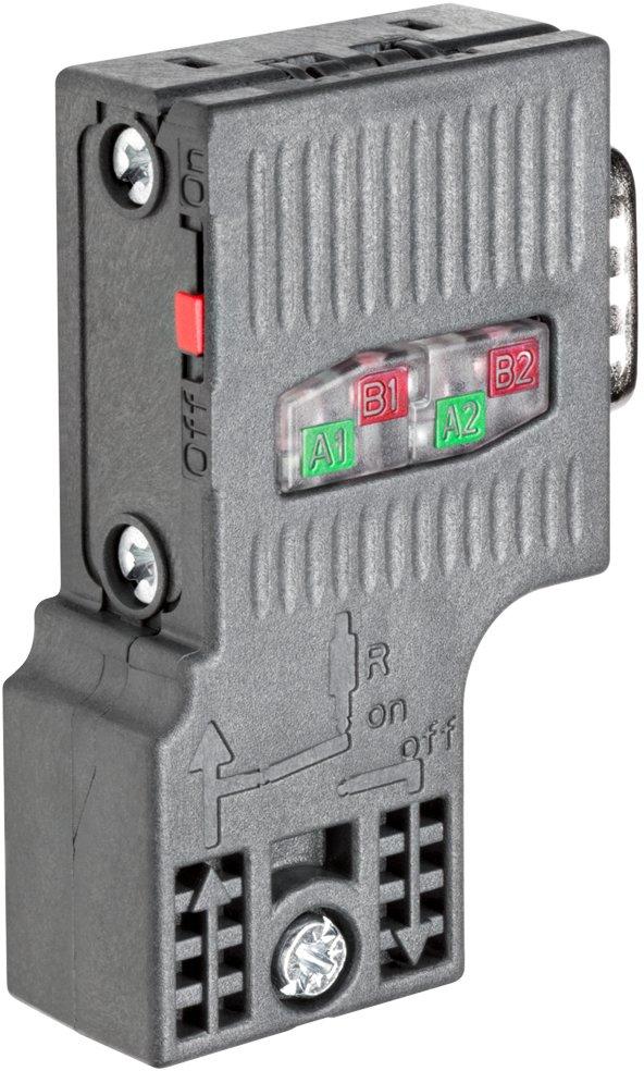 PROFIBUS Busanschlussstecker 90° RS485 - Fast Connect ohne PG-Buchse