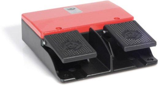 Fußschalter ALU 2-pedalig ohne Haube Schleich 1Ö / 1S Druckpunkt