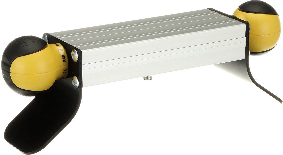 Zweihandsteuerung ortsveränderlich mit 2 Safeballs 5-poliger M12-Ansch