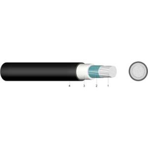 Gummi Aderleitung NSGAFÖU 6 schwarz Eca