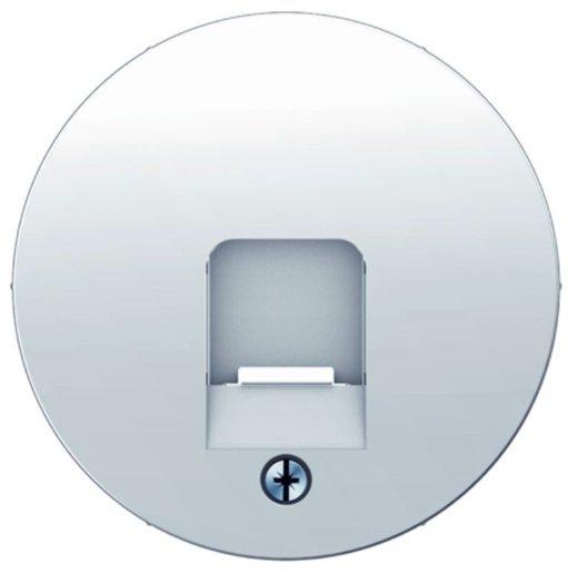 Zentralstück mit Staubschutzschieber R.1/R.3 polarweiß glänzend