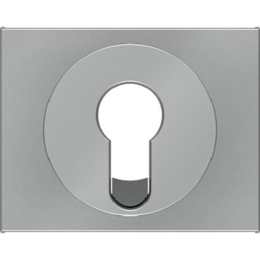 Zentralstück für Schlüsselschalter/-tast er K.5 edelstahl lackiert