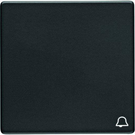 Wippe mit Aufdruck Symbol Klingel Q.1/Q.3 anthrazit samt
