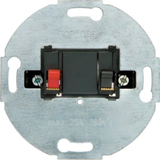Lautsprecher-Anschlussdose Modul-Einsätz e anthrazit matt