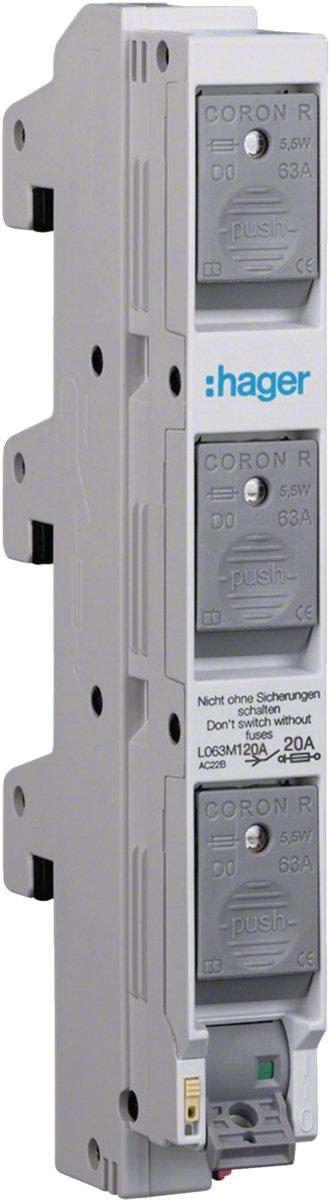 D02 Reitersicherung,3*20A,schaltbar