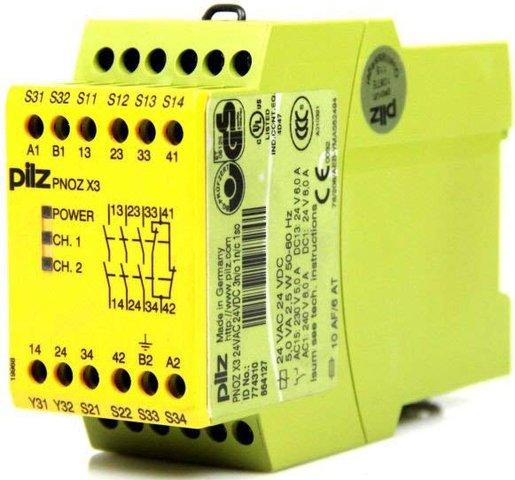 Sicherheitsrelais PNOZ X3 für Not-AUS-Schaltgeräte Schutztürwächter