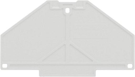 Abschlussplatte für P-Reihe 3 mm grau