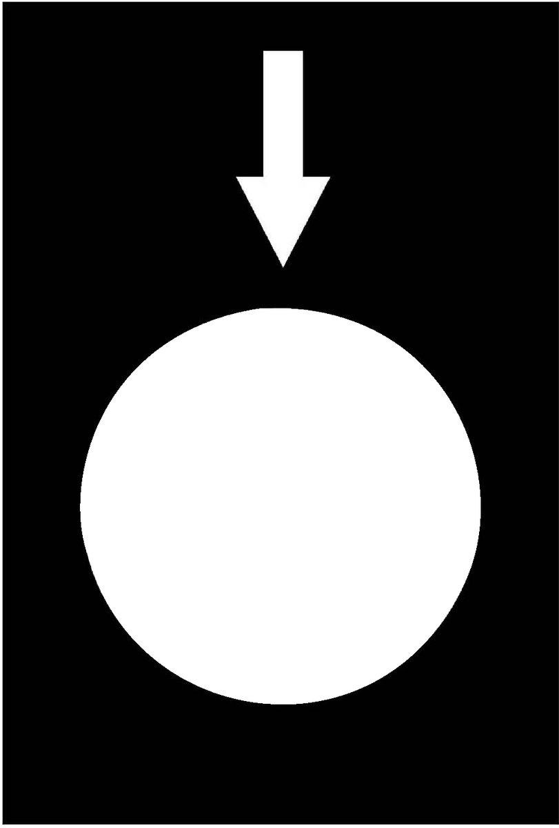 Bezeichnungsschild 30x40mm schwarz Senken langsam