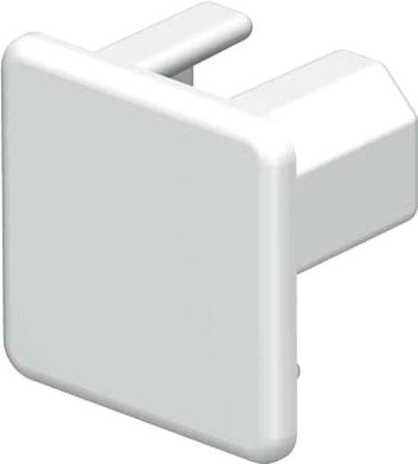Endstück halogenfrei 20x20mm PC/ABS reinweiß RAL 9010