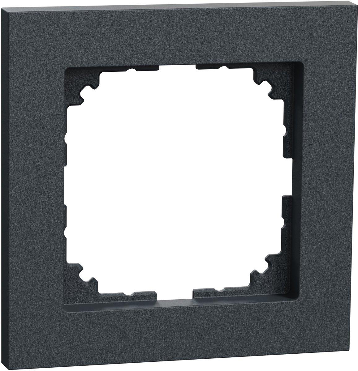 M-Pure Abdeckrahmen 1fach anthrazit