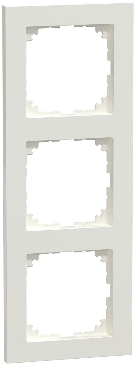 M-Pure Abdeckrahmen 3fach polarweiß