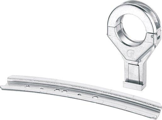 Multifeedschiene 17cm für 2 LNBs mit 1 Alu-Feedhalter 40 mm