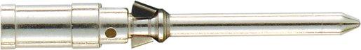Crimpkontakt versilberte Kontakte Stift Leiterquerschnitt 1 mm²
