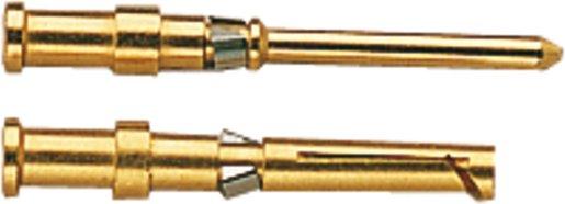 HanD R15 Stift Crimp 1,5 mm² Goldkontakt 2 µm Au über 3 µm Ni