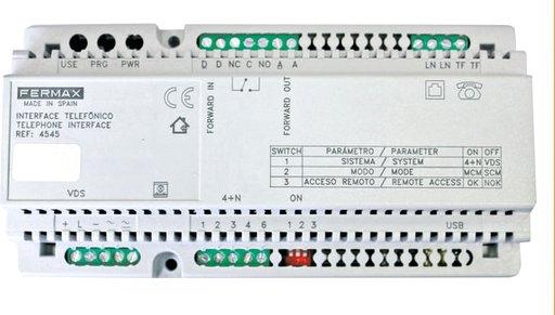 Telefonschnittstelle A/B für System 4+N und VDS
