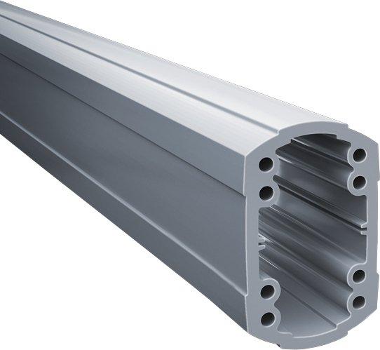 Tragprofil System120 geschlossen 250 mm RAL 7035