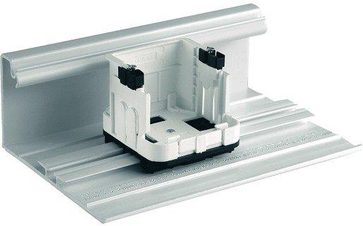 Universal-Geräteeinbauträger für Anschlussdosen mit 1 Halbschale