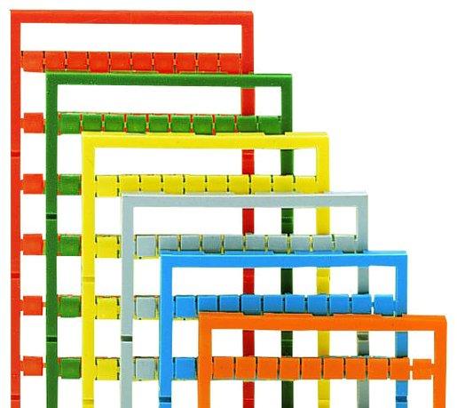 Bezeichnungssystem WSB Karte Buchstaben rot