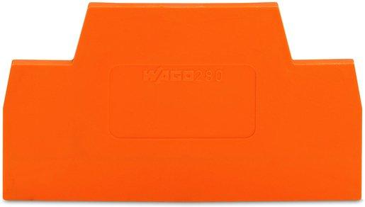 Abschluss- und Zwischenplatte 2,5 mm dick orange
