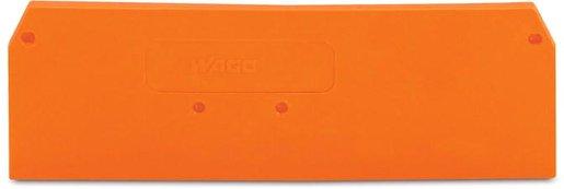Abschluß- und Zwischenplatte 1 mm dick orange
