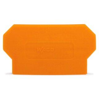 Trennwand 2 mm stark überstehend orange