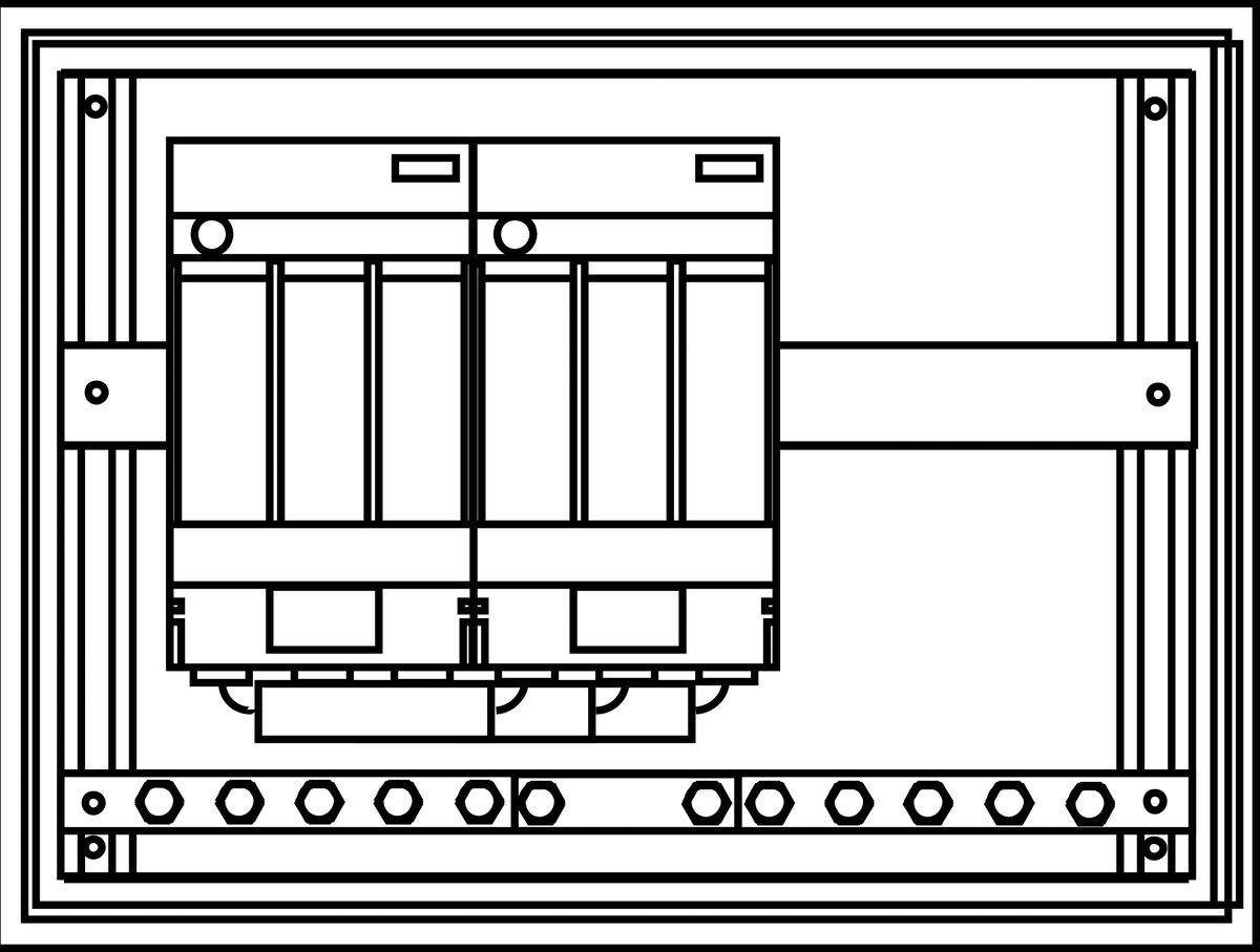 Niederspannungsverteilungen HSK 2x160T 440
