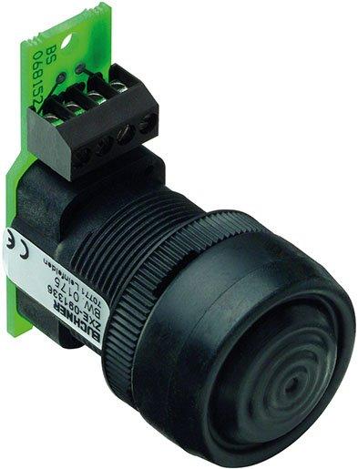 Einbau-Zustimmtaster 2-kanalig mit Mittelposition für 22,5mm Einbaumaß