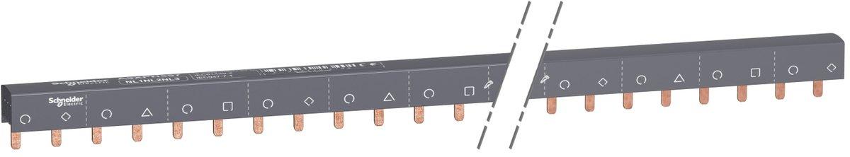 Steg Phasenschiene 3p+N anthrazit 57 TE 100A
