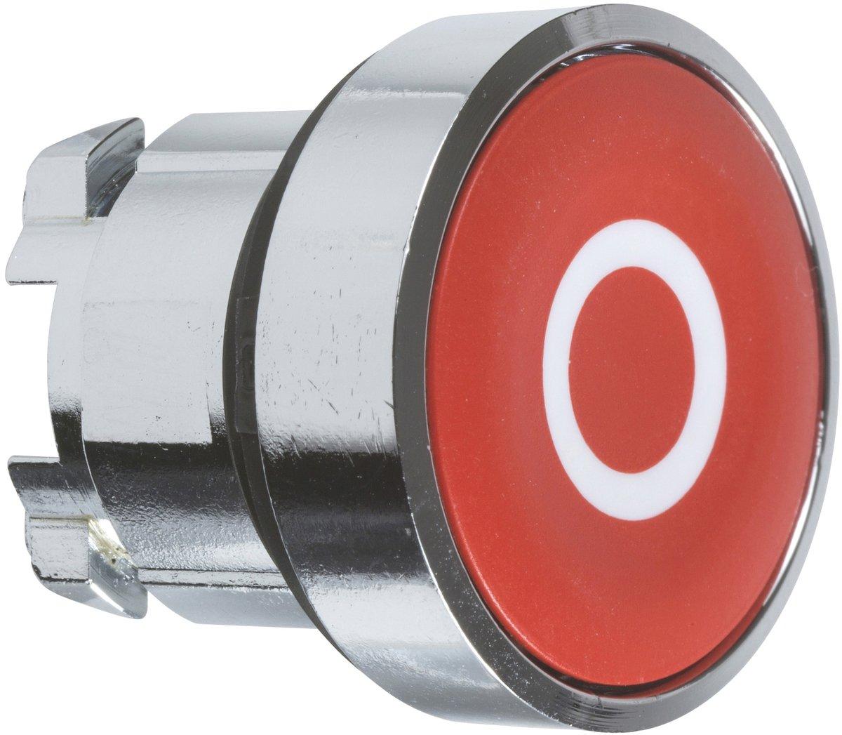 Drucktaster Frontelement Harmony XB4 Metall 22mm rot beschriftet O tastend