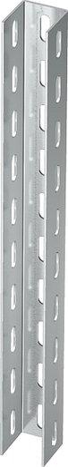 U-Stiel 3-seitig gelocht 50x50x3000 VA 1.4301